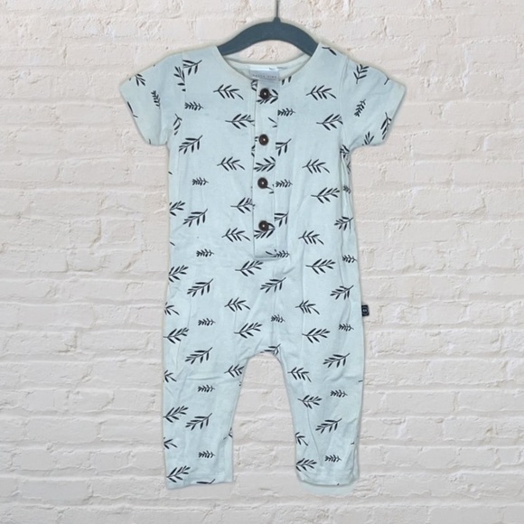 Haven Kids Other - Haven Kids Sprigs Bamboo Henley Romper